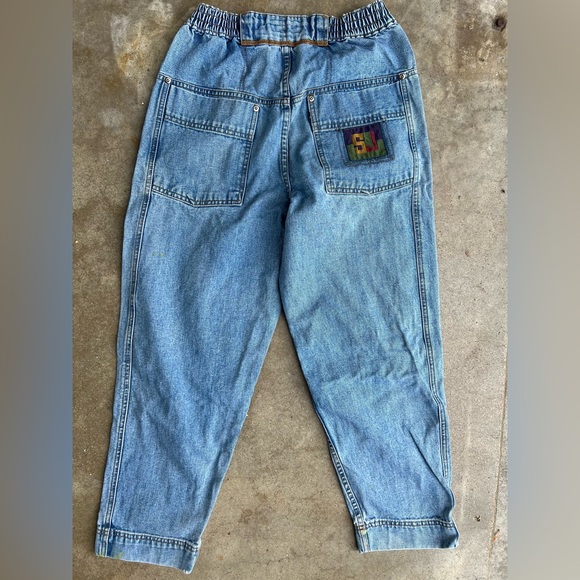 Vintage Levi's Sport Blue Denim Jean Joggers - Picture 1 of 7